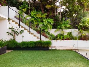 desain taman kantor cantik minimalis 